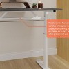 INFURNIC Desks Adjustable Standing Desk with Crank for Easy to Assemble Sturdy and Durable Multi Purpose, Grey, 32.68"*23.62"*35.43" - 4 of 4