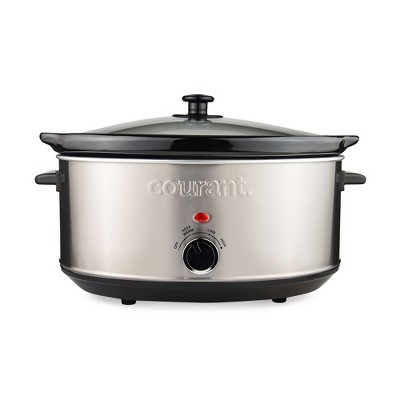 Crock Pot 7qt Cook & Carry Programmable Easy-clean Slow Cooker - Stainless  Steel : Target