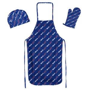 NFL Buffalo Bills Apron, Mitt, Hat Grill Tool Set - 3pc - 1 of 4