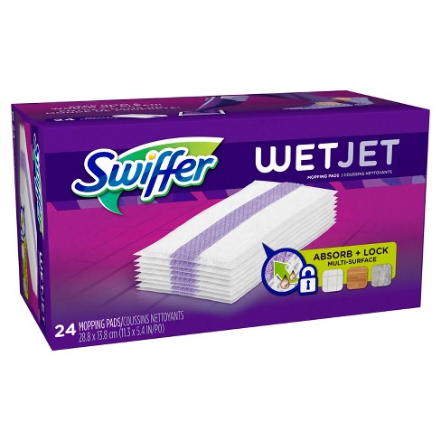 Swiffer Wet Jet Hardwood Floor Cleaner Spray Mop Pad Refill Multi ...