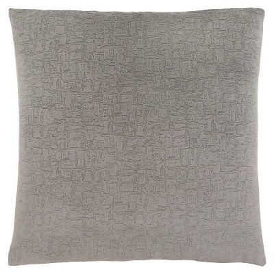 Monarch Specialties Pillows 18 X 18 Square Insert Included Decorative Throw Accent Sofa Couch Bedroom Polyester Hypoallergenic Grey Modern
