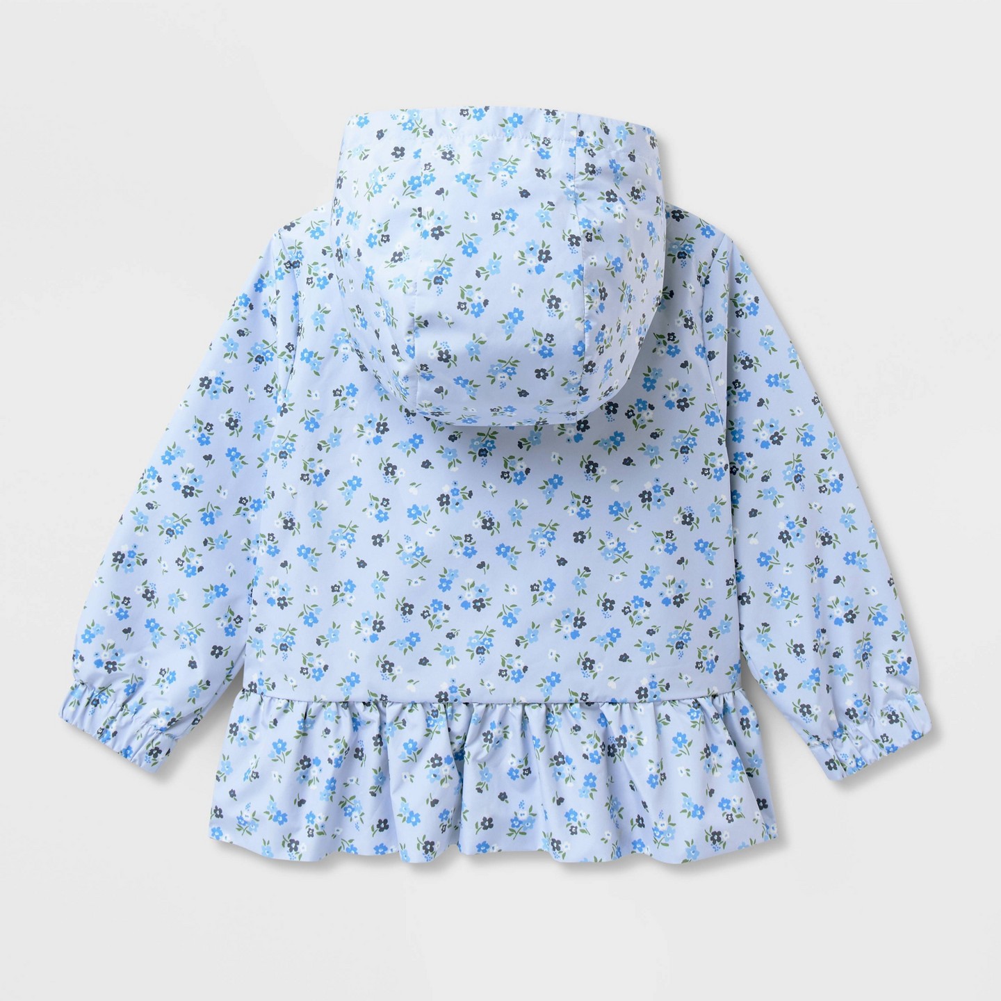 Куртка Cat & Jack Floral Print Ruffle Waist Rain Jacket для девочек-малышей, цвет: С принтом — фото 3