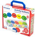Miniland Educational Activity Buttons, 57 Pieces