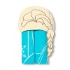 Frozen Elsa Kids' Hooded Bath Towel Blue - 2 of 3