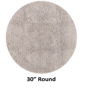 Micro Plush Collection 100% Polyester Solid Tufted Bathroom Rug with Gel Form Backing, Machine Washable, Tumble Dry Bath Mat - 1 of 4