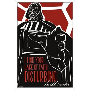 Trends International Star Wars: Saga - Lack of Faith Framed Wall Poster Prints - 1 of 4