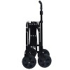 KTMBDW 29.5'' Collapsible Wagons Carts, Heavy Duty Folding Beach Wagon Cart with Wheels, Portable Utility Outdoor Wagon for Camping - 4 of 4