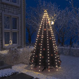 Aghana Digitals 250 LED 98.4" USB-Powered Waterproof Christmas Tree Net Lights, Warm White, - 1 of 4