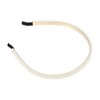 Unique Bargains Women's Elegant Faux Pearl Headband 4.84" Gold Tone White 1 Pc - 4 of 4
