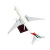 Boeing 777-300ER Commercial Aircraft White with Striped Tail "Gemini 200" Series 1/200 Diecast Model Airplane by GeminiJets - 3 of 4