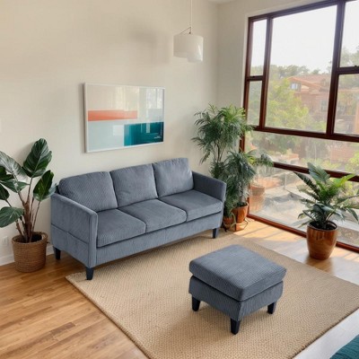 JUJABU Modern Luxury Multi-Functional L-Shaped Sofa with Padded Cashmere, Ideal for Living Rooms and Apartments