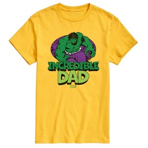 Men's - Marvel - Incredible Dad Hulk Short Sleeve Graphic T-Shirt - 1 of 4