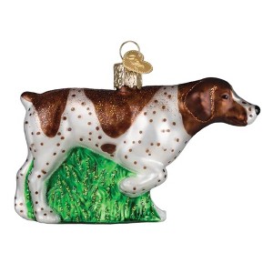 Old World Christmas Blown Glass Ornament for Christmas Tree, German Shorthaired Pointer - 1 of 4