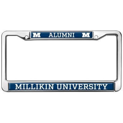 Millikin University Alumni Full Size Standard License Plate Metal Frame