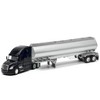 Freightliner Cascadia Truck Black with Silver Tanker Trailer "Transporter" Series 1/32 Diecast Model by Welly - 2 of 3