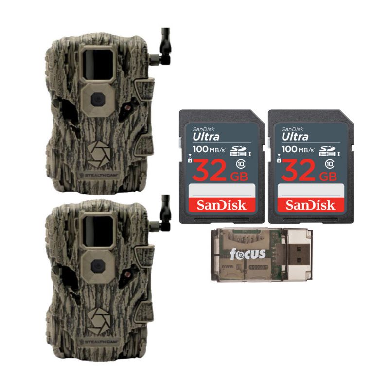 Stealth Cam Fusion X 26MP Trail Camera (Verizon, 2-Pack) Bundle, 1 of 4