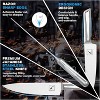 imarku 14 PCS Japanese Stainless Steel Kitchen Knife Set with Block, Built-in Sharpener, and Non-slip Ergonomic Handles - Dishwasher Safe - 2 of 4