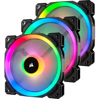 Corsair LL120 Cooling Fan - 1 x 120 mm - 4-pin PWM - RGB LED