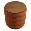 Modway Mezzo Round Performance Velvet Storage Ottoman - 3 of 4