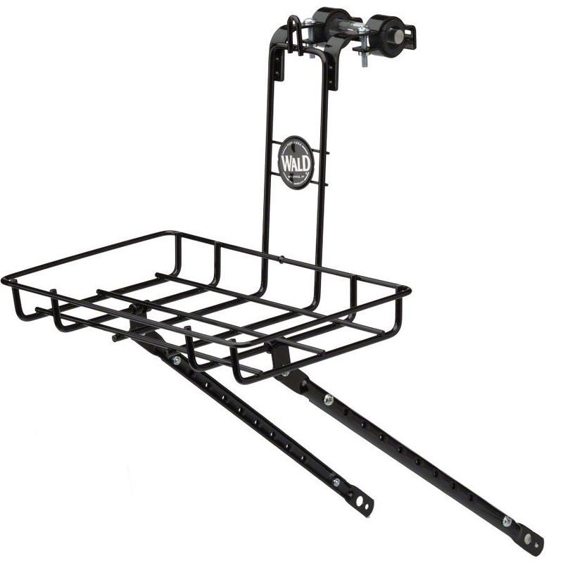 Wald 3339 Multi-fit Rack and Basket Combo: Gloss Black Basket Dimensions: 14.5 x 9.5 x 9", 2 of 4
