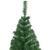 vidaXL Artificial Christmas Tree with Thick Branches Green 7 ft PVC - 3 of 4