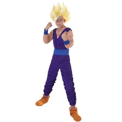 Halloweencostumes.com Boy Child Dragon Ball Z Goku Hair Wig, Black : Target