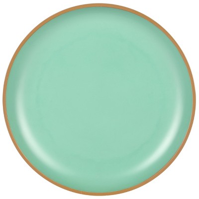 Matte Green Melamine 12-Piece Dinnerware Set for 4