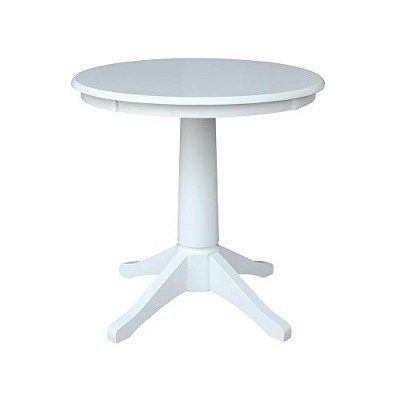 International Concepts 30" Round Top Pedestal Table - 28.9"H
