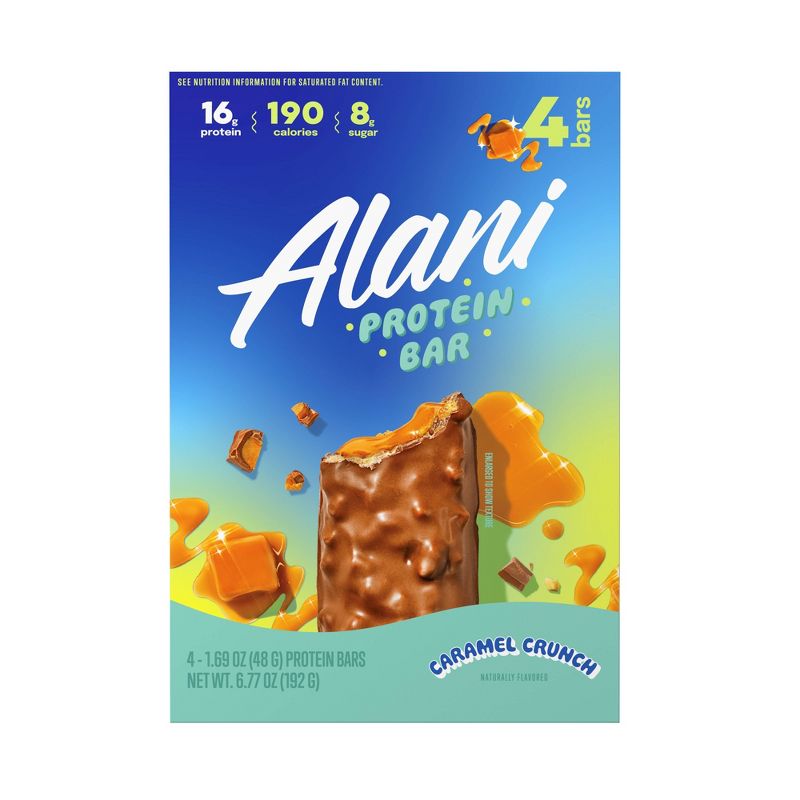 Alani Protein Bars Caramel Crunch - 4ct/6.77oz, 1 of 6