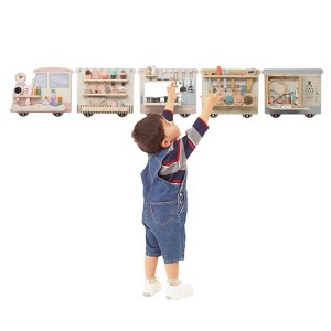 Karl Home 10-In-1 Sensory Toys Train Activity Wall Busy Board Panels - 1 of 4