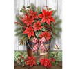 Briarwood Lane Winter Christmas Garden Flag 12x18 For Outdoor Poinsettia Pail For Christmas Garden Flag Flags For Outside - 3 of 4