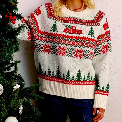 Women's Christmas Pullover Tops