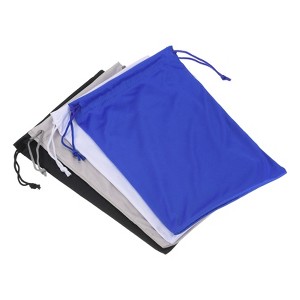 Unique Bargains Microfiber Soft Drawstring Snowboard Skiing Goggle Bags 7.1" x 10.6" 4 Pcs - 1 of 4