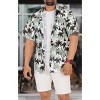 LA LEELA Mens Hawaiian Shirts Short Sleeve Button Down Shirt Men's Party Shirts Casual Holiday Summer Tropical Island Shirts Funny - 4 of 4