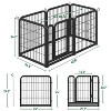 Yaheetech 6 Panels Dog Playpen Panels Metal Pet Playpen, Black - 3 of 4