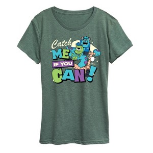 Women's - Monsters Inc - Mike Sully Catch Me If You Can Short Sleeve Graphic T-Shirt - 1 of 4