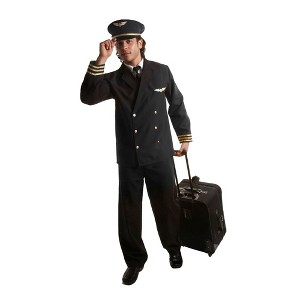 Dress Up America Pilot Airline Costume for Men - 1 of 3