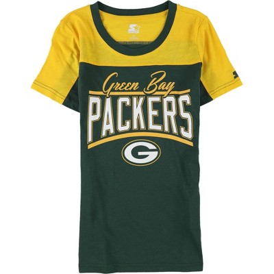 STARTER Womens Green Bay Packers Graphic T-Shirt