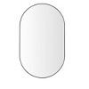 Wall Mirror 40*30 Inch Black Inch Metal Oval Mirror Dressing Mirror for Bathroom Living Room Bedroom Wall Decor (Horizontal & Vertical) - 2 of 4
