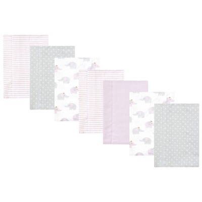Luvable Friends Hudson Baby Flannel Burp Cloths 7pk Set