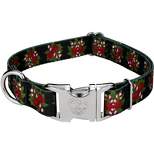 Buckle-Down Vegan Leather Dog Collar - Disney Lady and The Tramp Lady 194 Heart Charm - Small