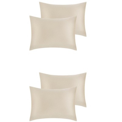 Unique Bargains Polyester Envelope Closure Soft Breathable Pillowcases Cover 4 Pcs
