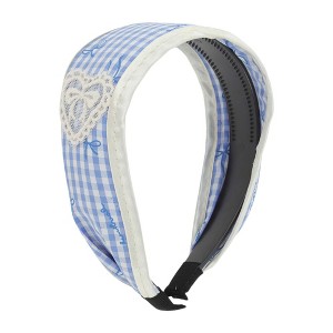 Unique Bargains Plaid with Bow Headband 1 Pc - 1 of 4