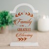 Pavilion Gift Company - Family - 9" Self-Standing Plaque - Wall Sign Panels - 2 of 4