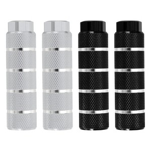 Unique Bargains Aluminum Alloy Anti-Skid BMX Mountain Dirt Cycling Fit 3/8 Inch Axles Rear Stunt Bike Pegs 4 Pcs - 1 of 3