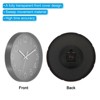 Unique Bargains Non Ticking 3D Numbers Round Silent Modern Wall Clock 1 Pc - 4 of 4