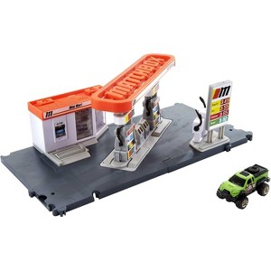 Mattel Matchbox Action Drivers Fuel Station Playset with Interactive Features Working Gas Pump Moving Parts and Realistic Details - 1 of 4