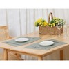 Unique Bargains Heat Resistant Faux Leather Placemats 21 x 12 Inches 6 Pcs - 2 of 4