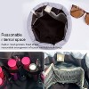 Large-capacity Cosmetic Bag Travel Suit Wash Bag Outdoor Waterproof Storage Bag Cylinder Wash Bag(Maca pink) - 4 of 4