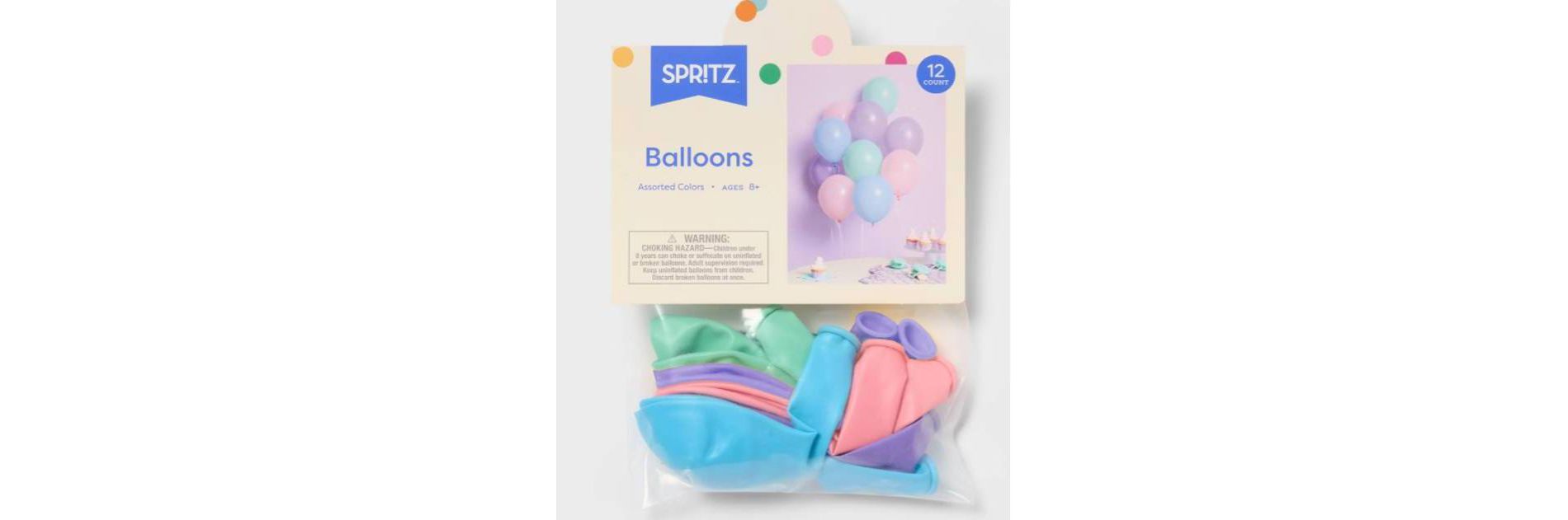 12ct Latex Balloons - Spritz™